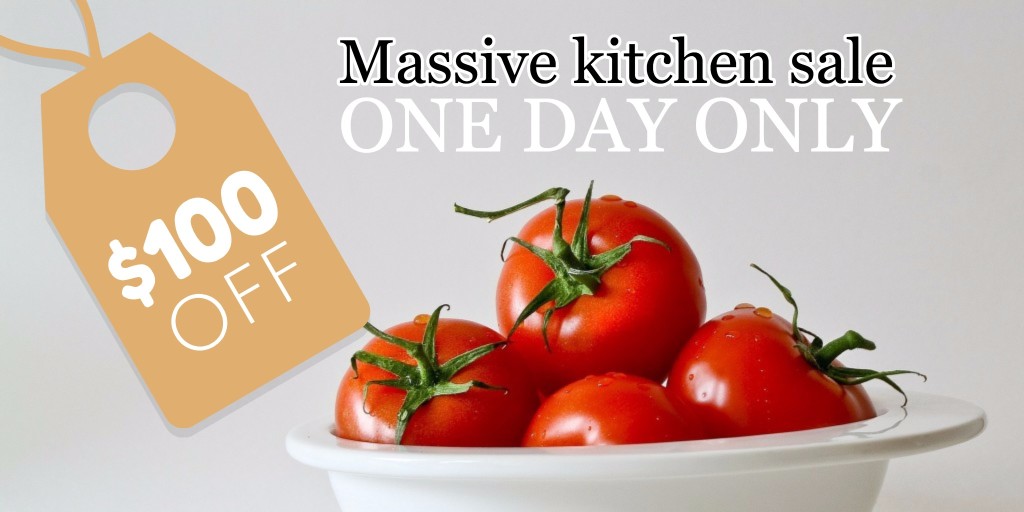 Massive kitchen sale