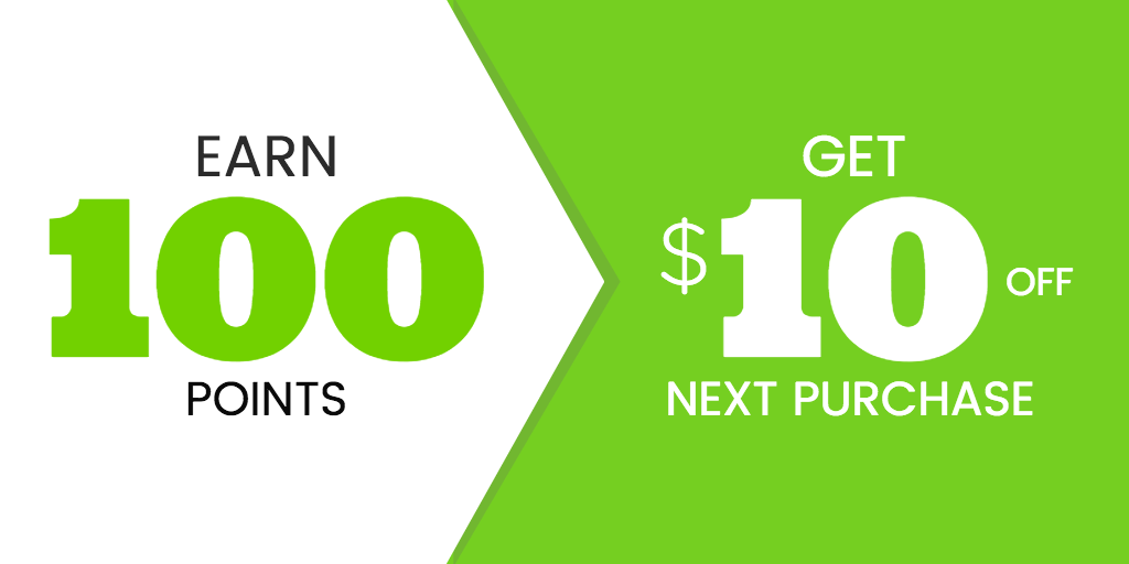 Earn 100 points - get $10