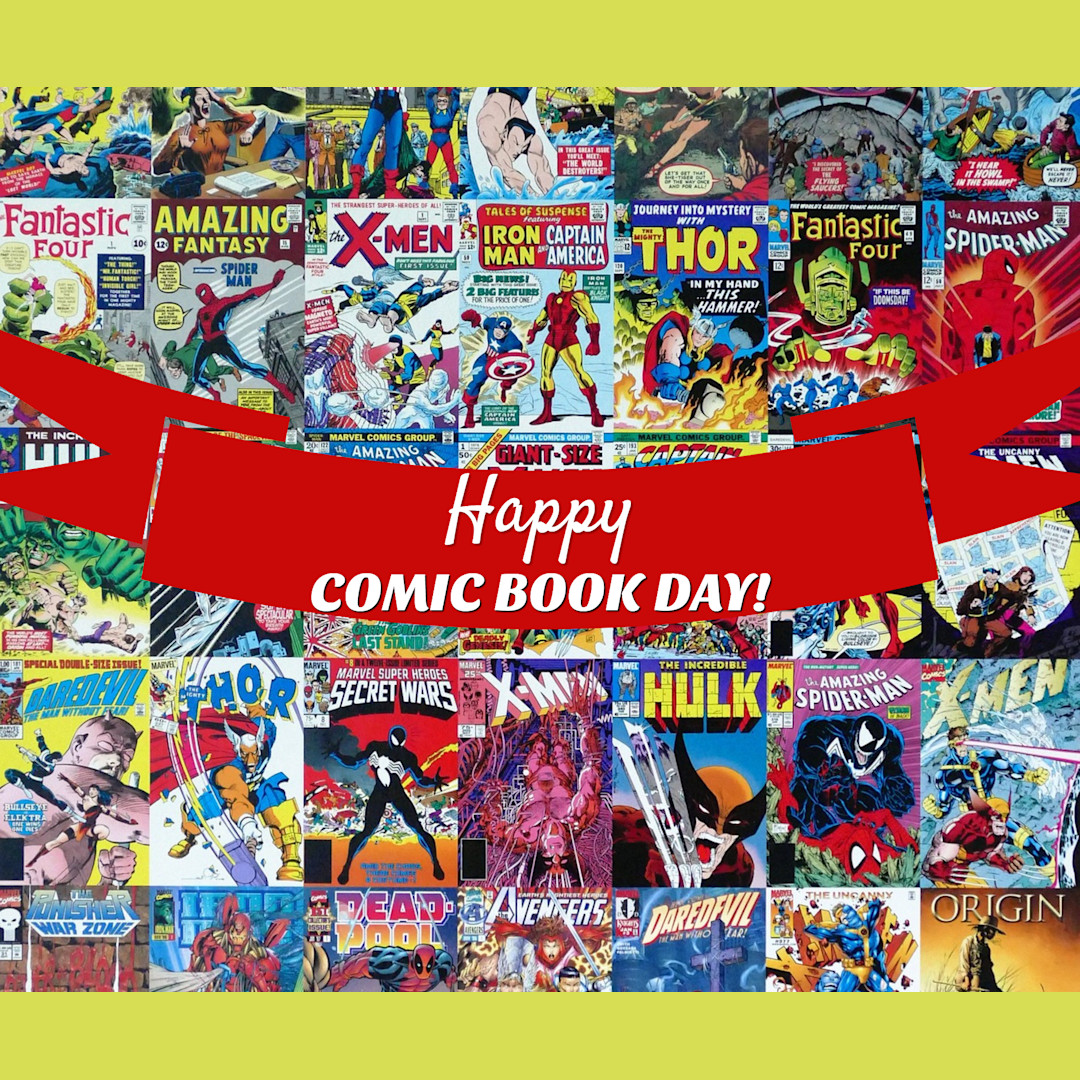 Happy comic book day | Templates | Stencil