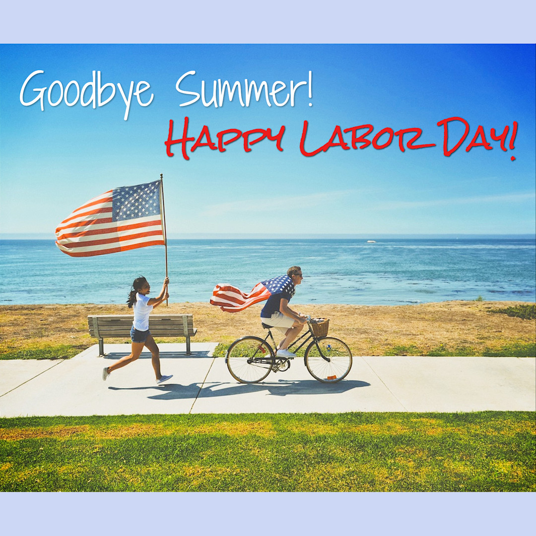 Goodbye Summer Happy Labor Day Templates Stencil
