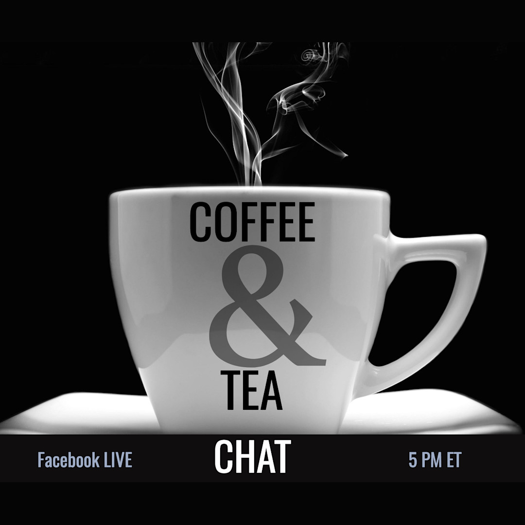 Coffee & tea facebook live Templates Stencil
