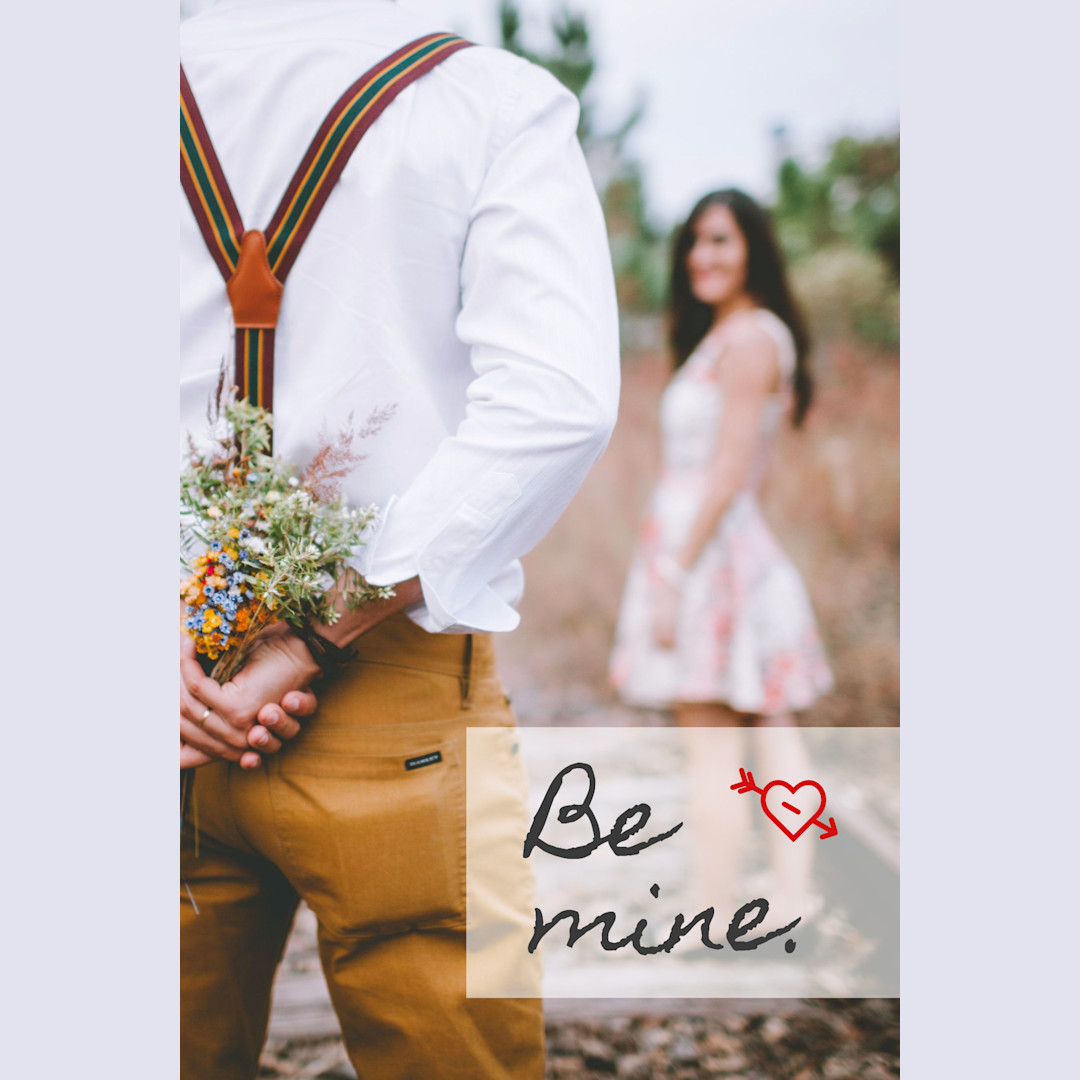 Will you be my valentine? | Templates | Stencil