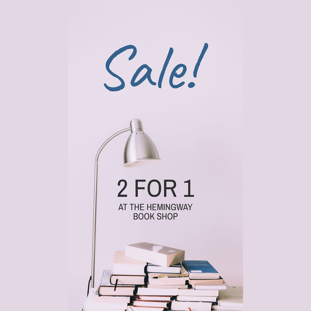 Book sale - 2 for 1 | Templates | Stencil