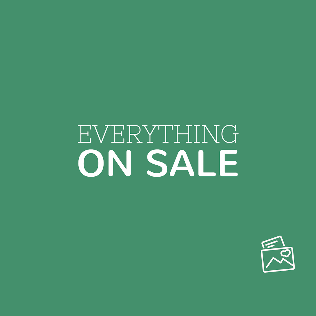 Everything on sale | Templates | Stencil