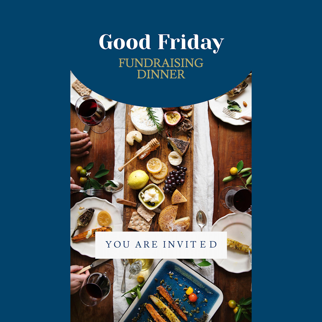 Good Friday Fundraising Dinner Templates Stencil