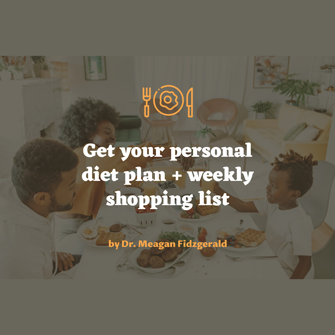 Diet plan and shopping list post template design | Templates | Stencil