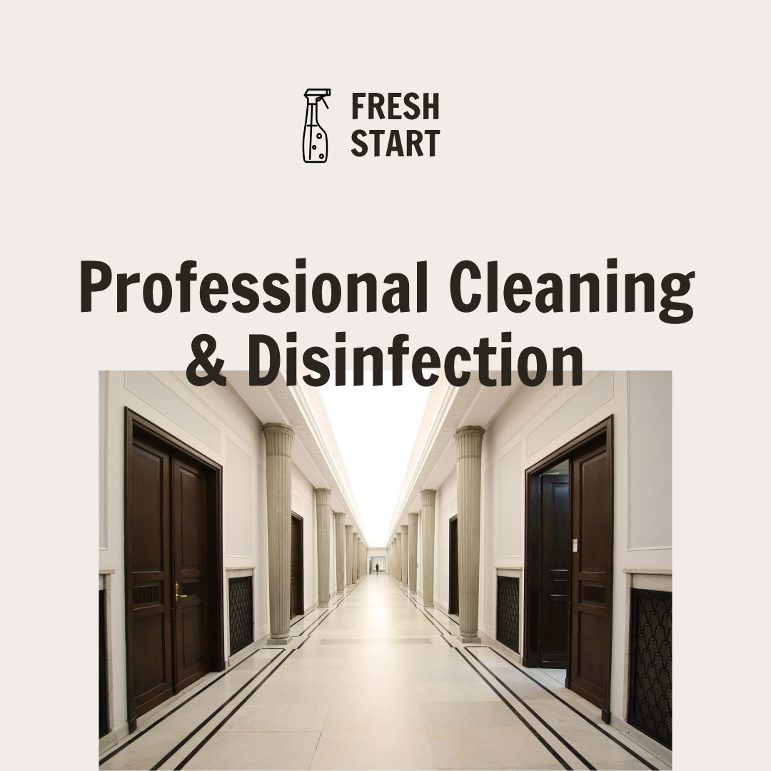 Social media template design for professional cleaning