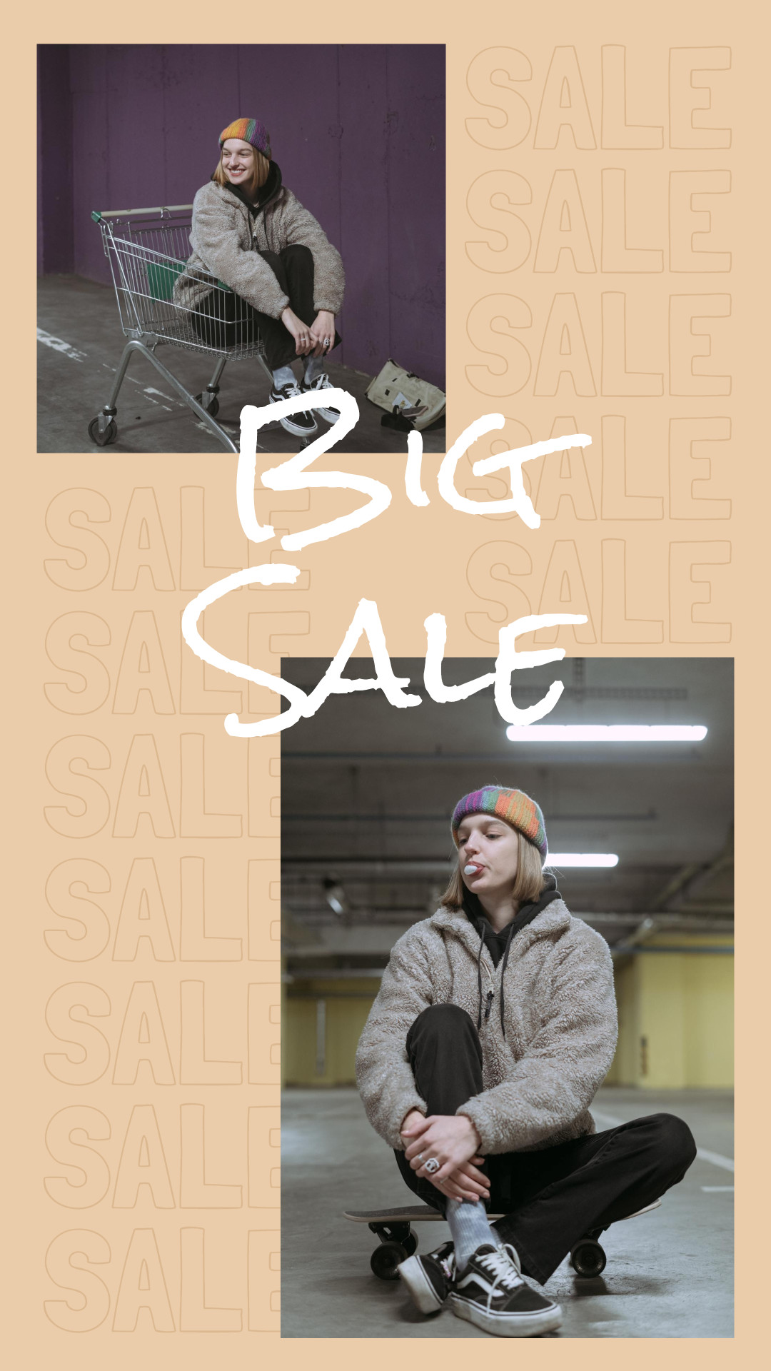 Big sale urban instagram story template