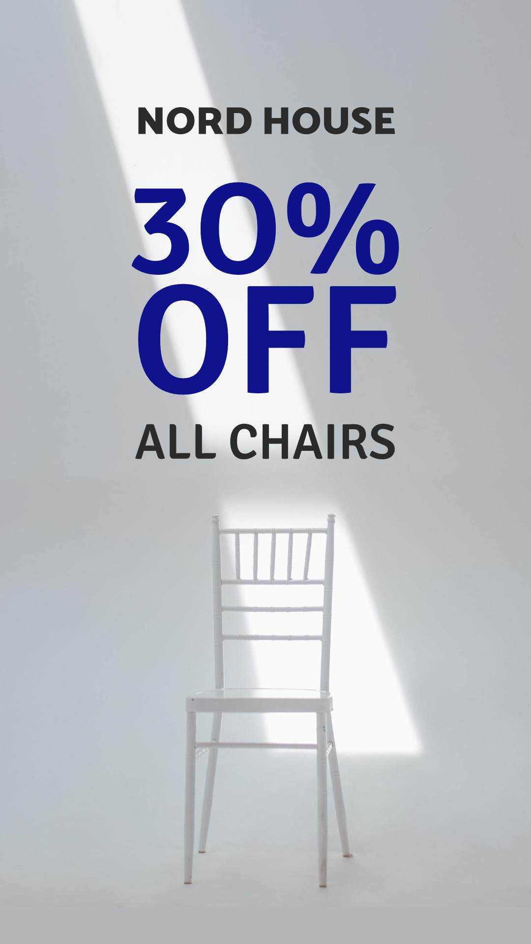Nord house - 30% off all chairs