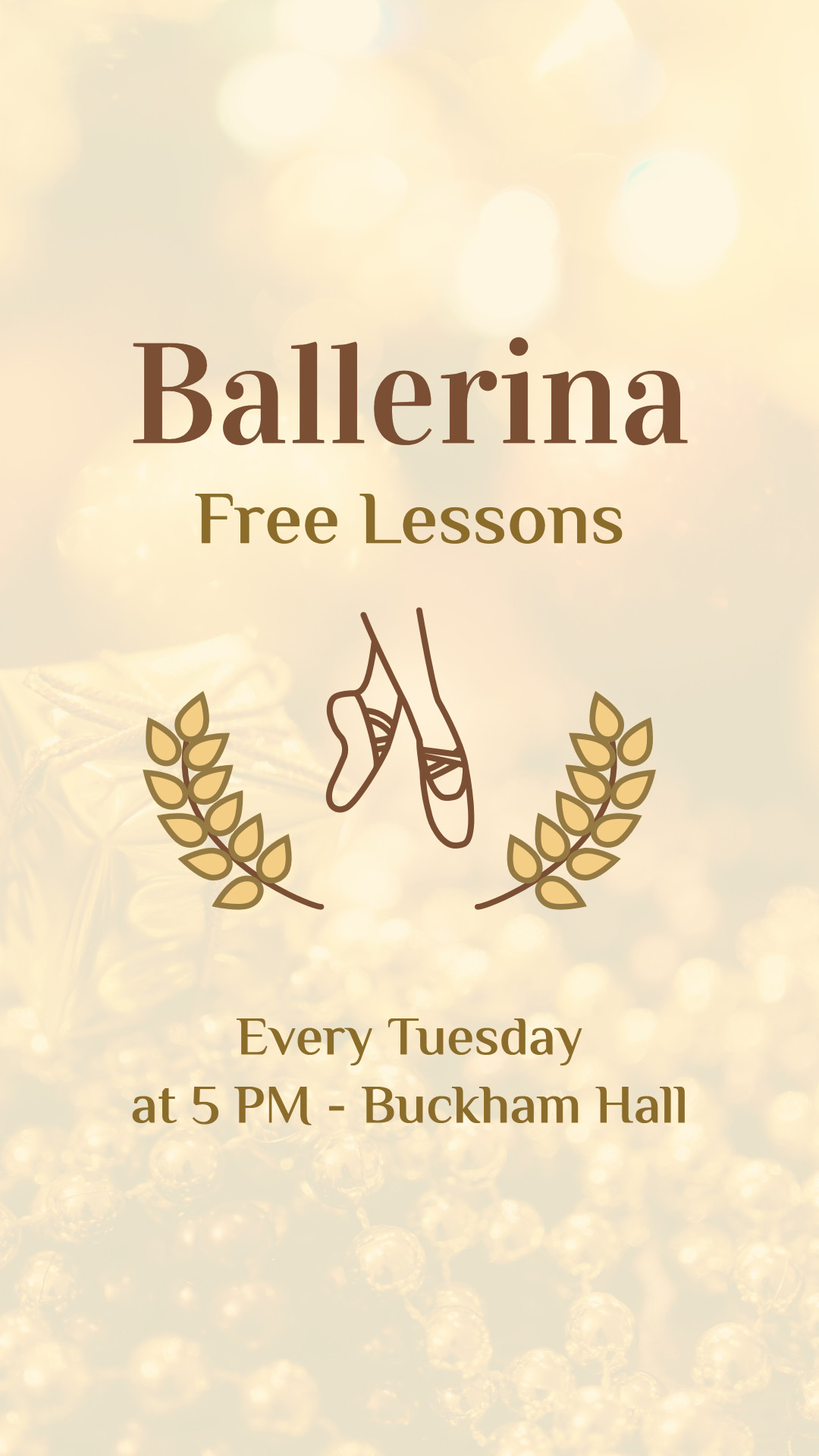 Ballerina free lessons