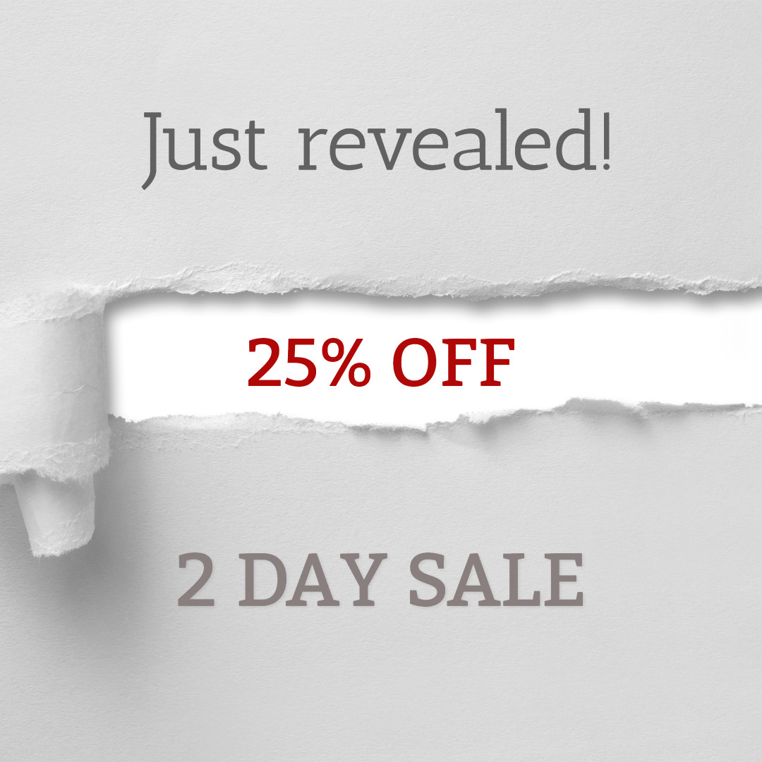 Just revealed - 2 day sale