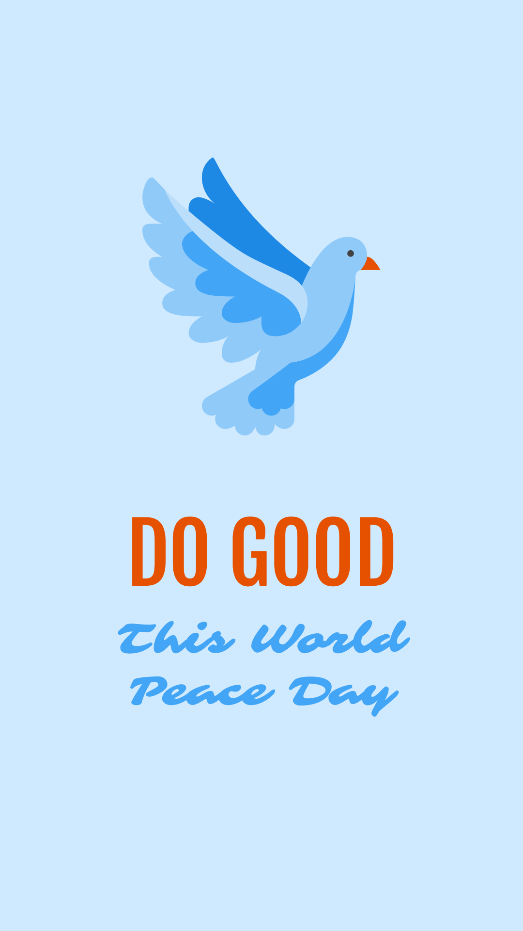 Do good this world peace day