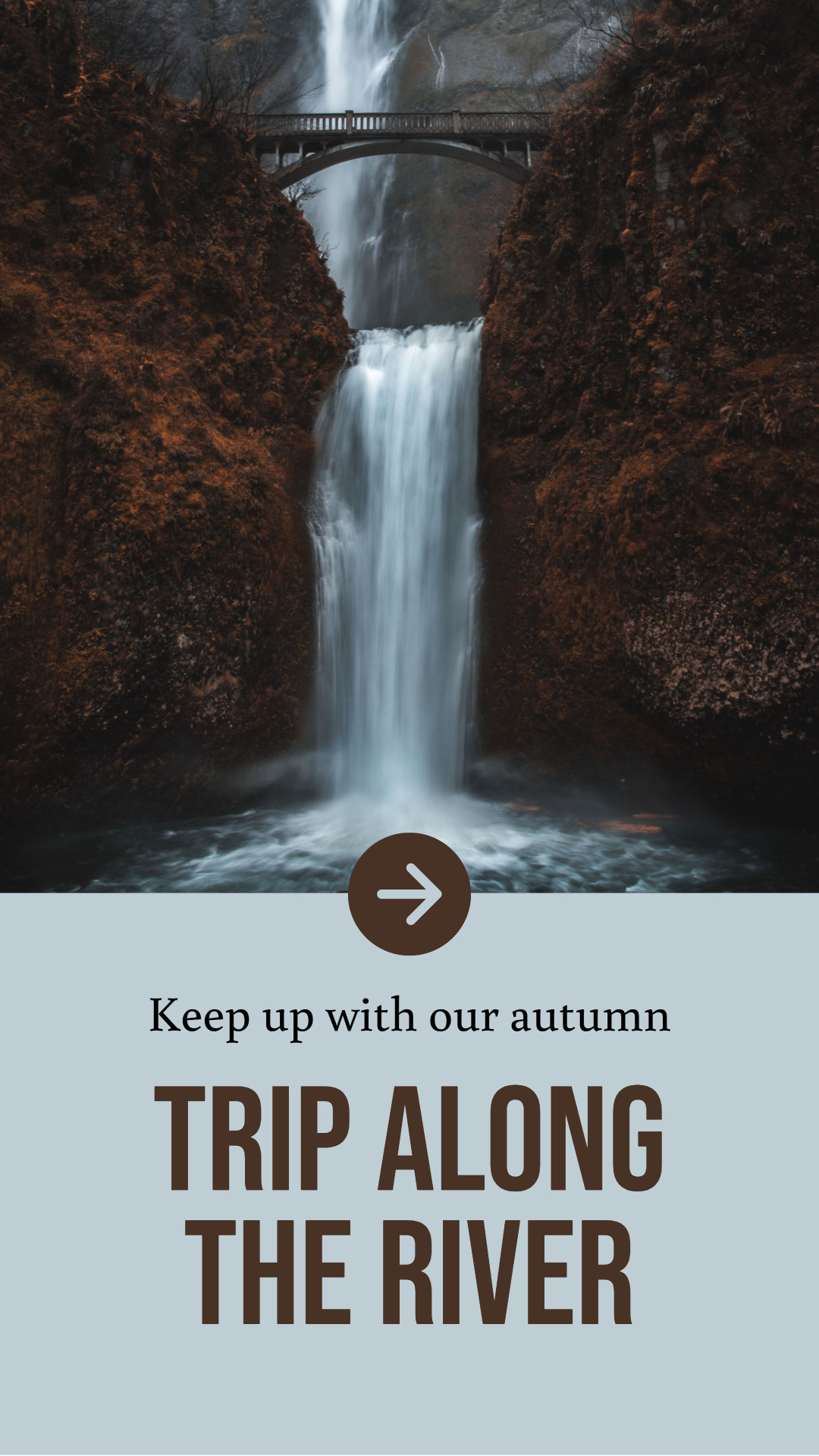 Keep up with out autumn trip along the river