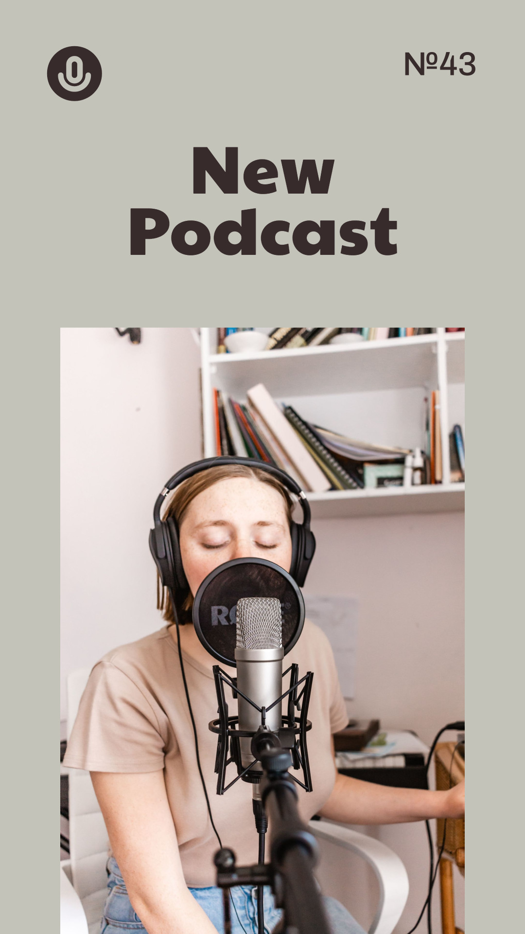 New podcast story template design
