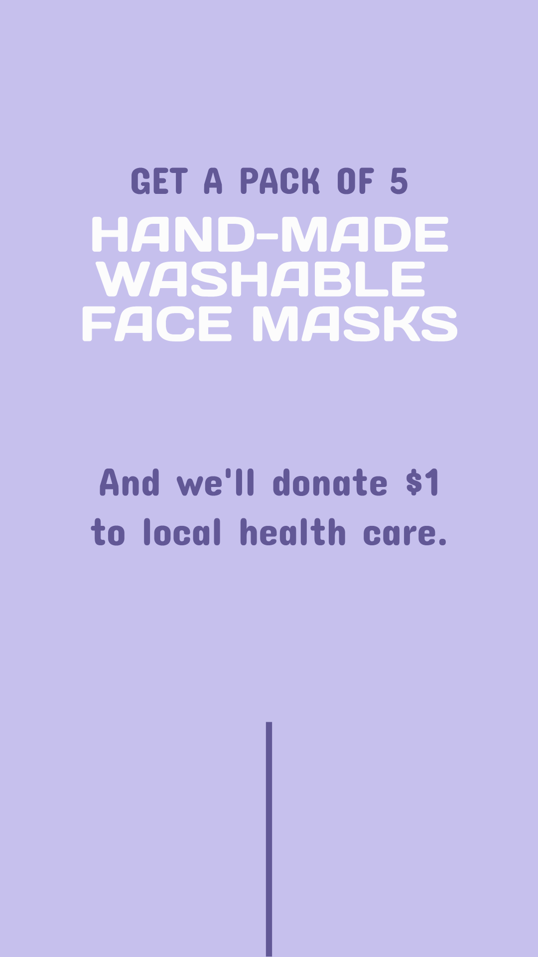 Hand-made washable face masks