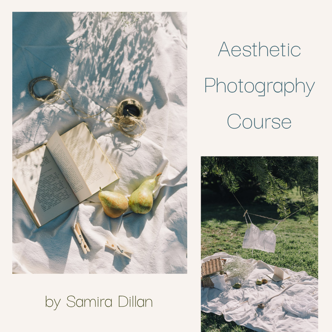 Photography course template design