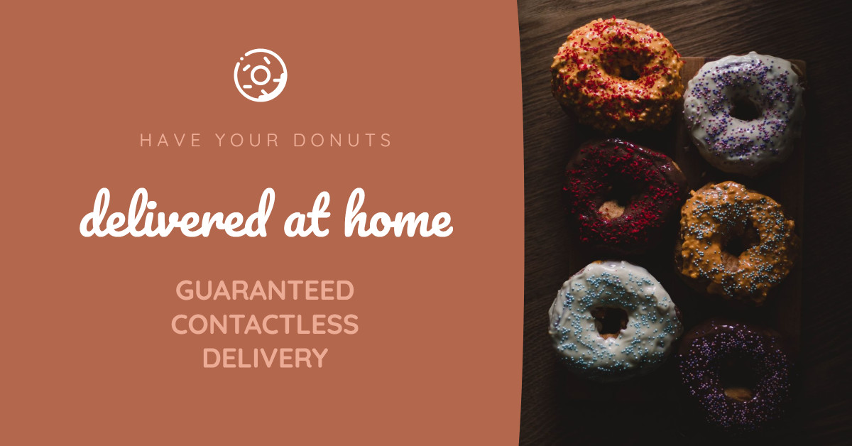 Have your donuts delivered at home