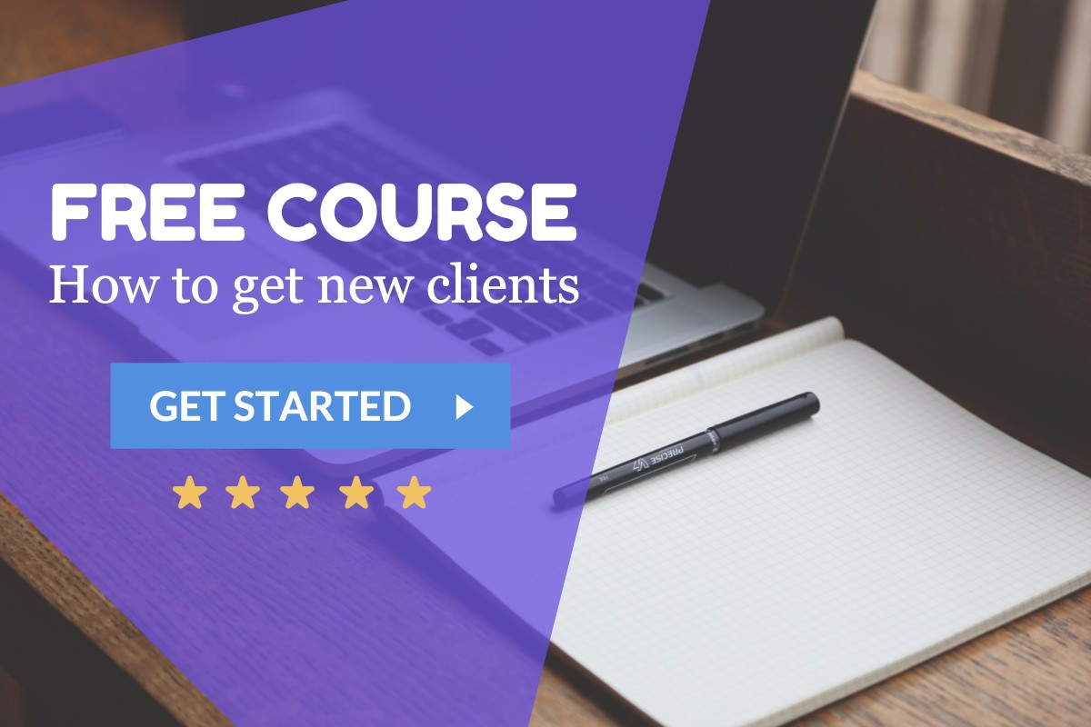 Free course - How to get new clients