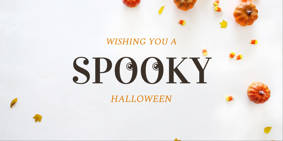 Wishing you a spooky Halloween