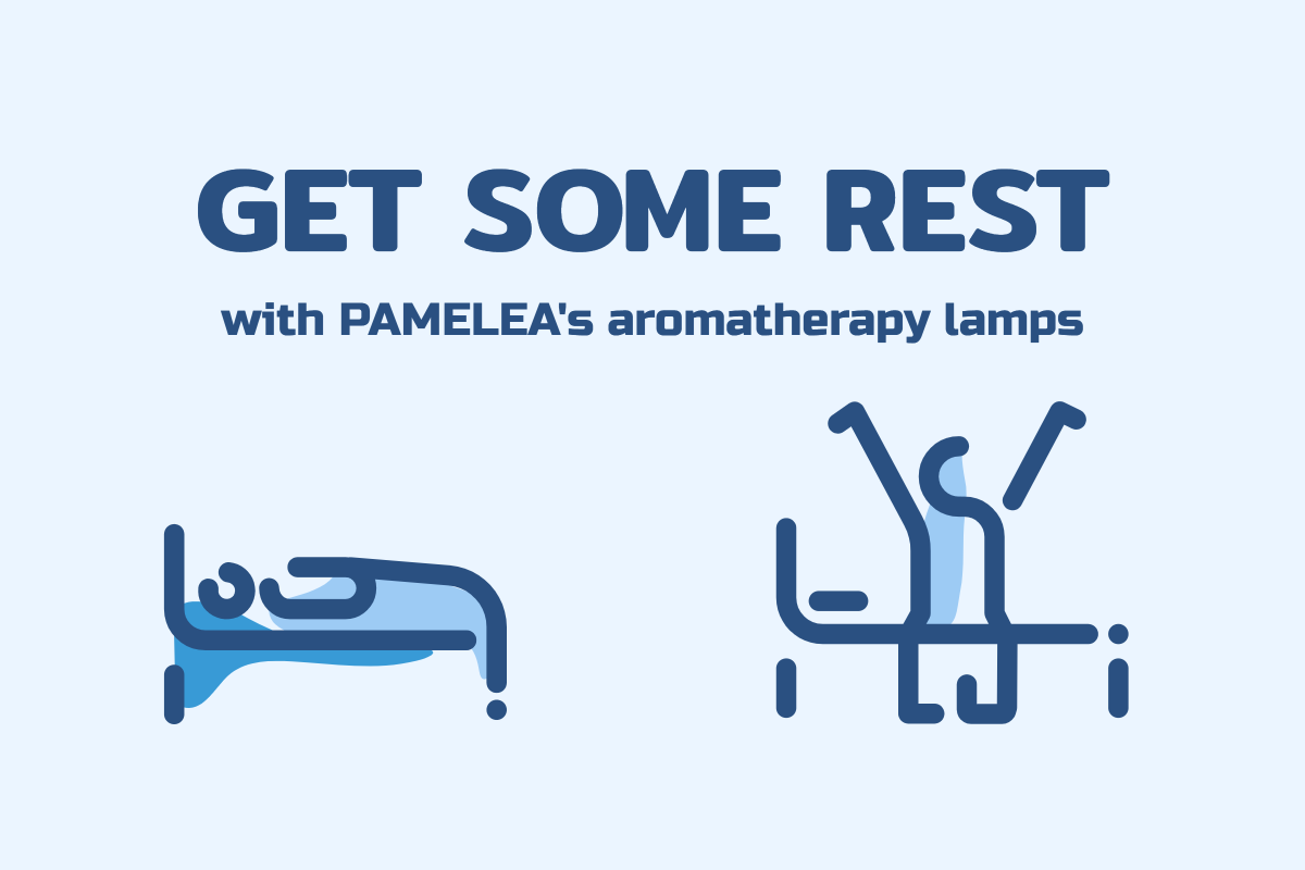 Get some rest with Pamelea's aromatherapy lamps