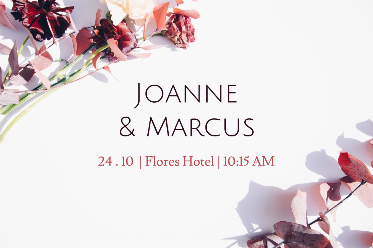 Joanne & Marcus event