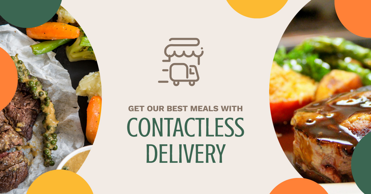 Get our best meals with free contactless delivery