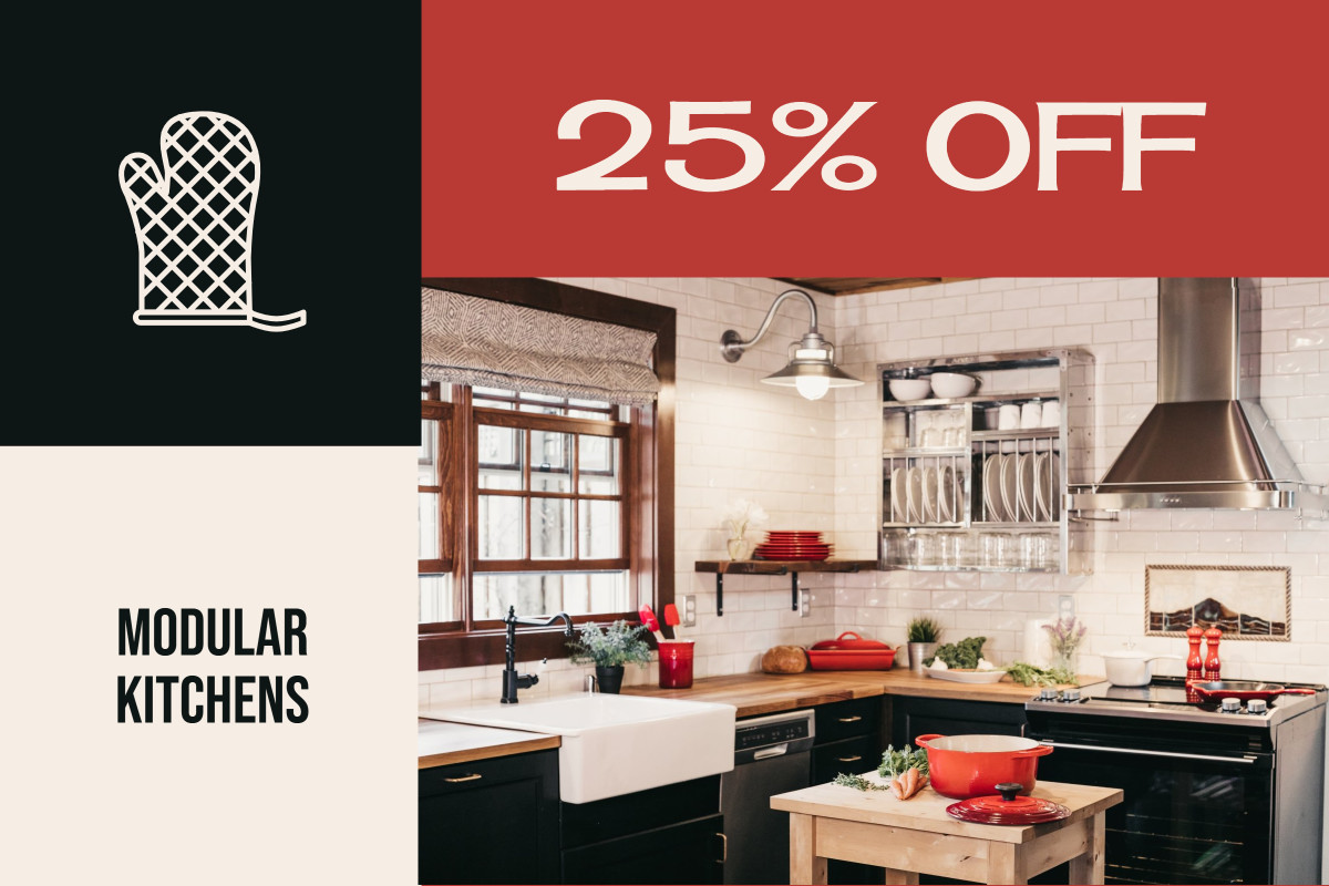 Modular Kitchens 25% off