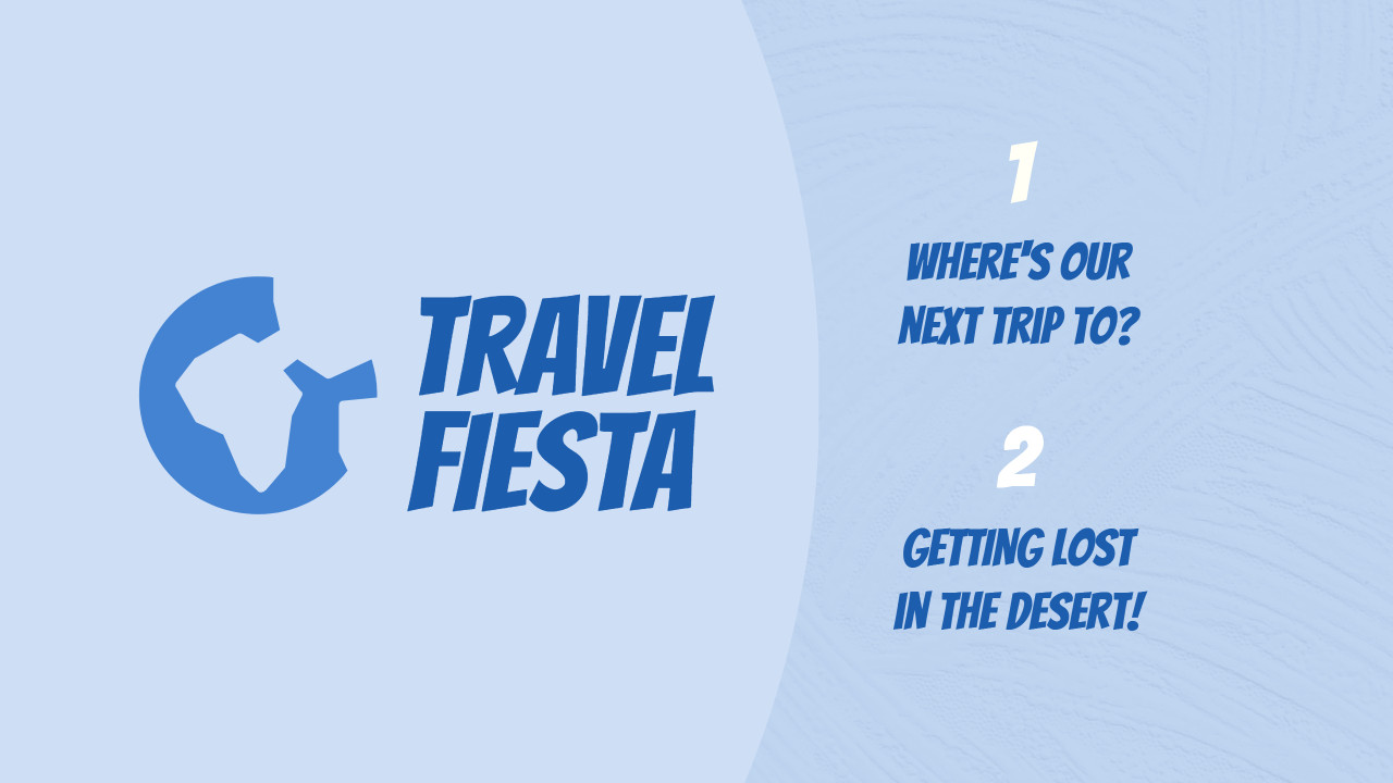 Travel fiesta plan