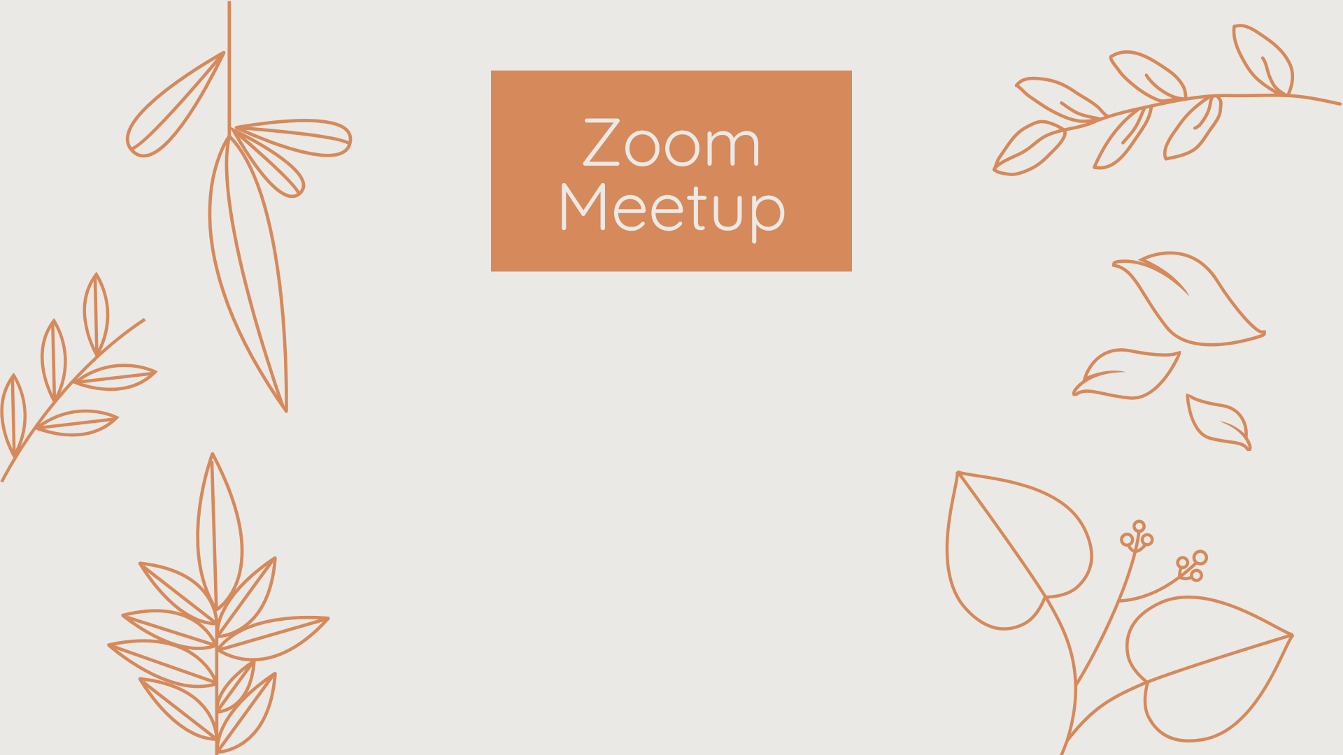 Zoom Meeting Background Template