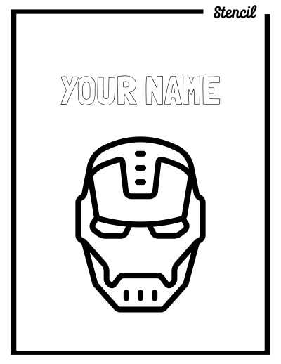 Iron Man Outline