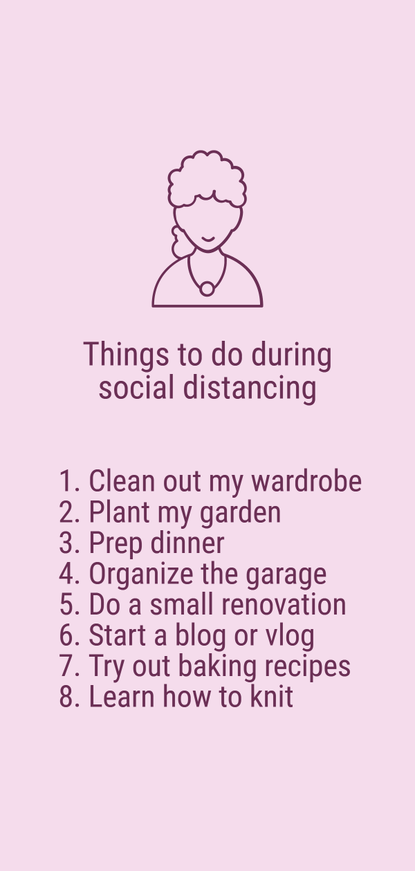 Things to do during social distancing