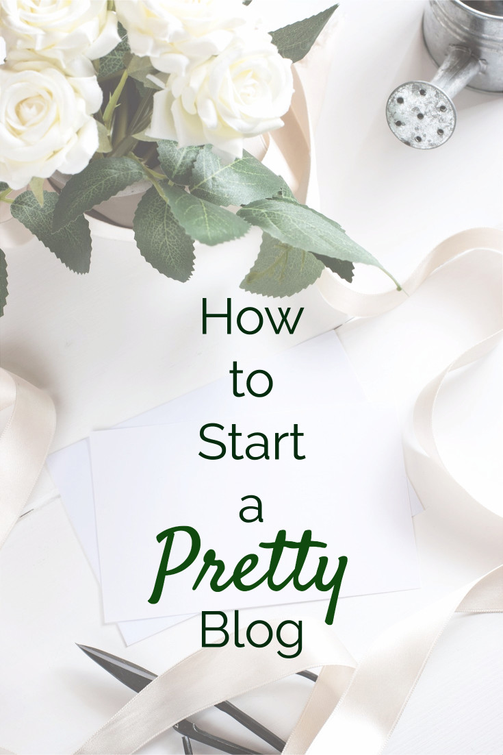 How to start a pretty blog