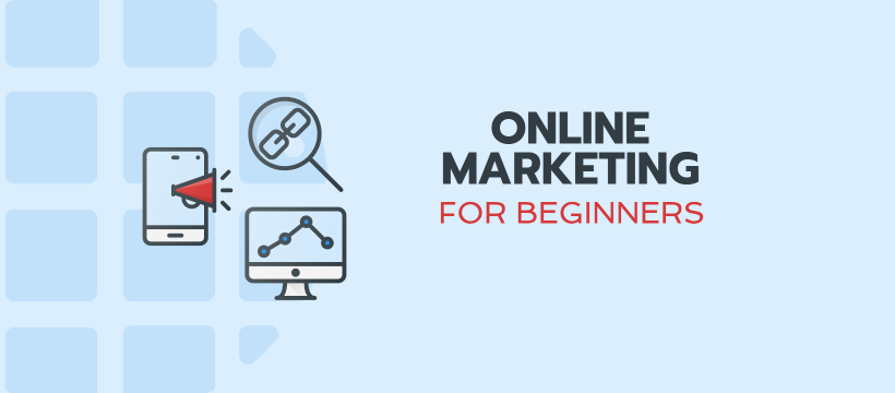 Online Marketing for Beginners Facebook Cover Template