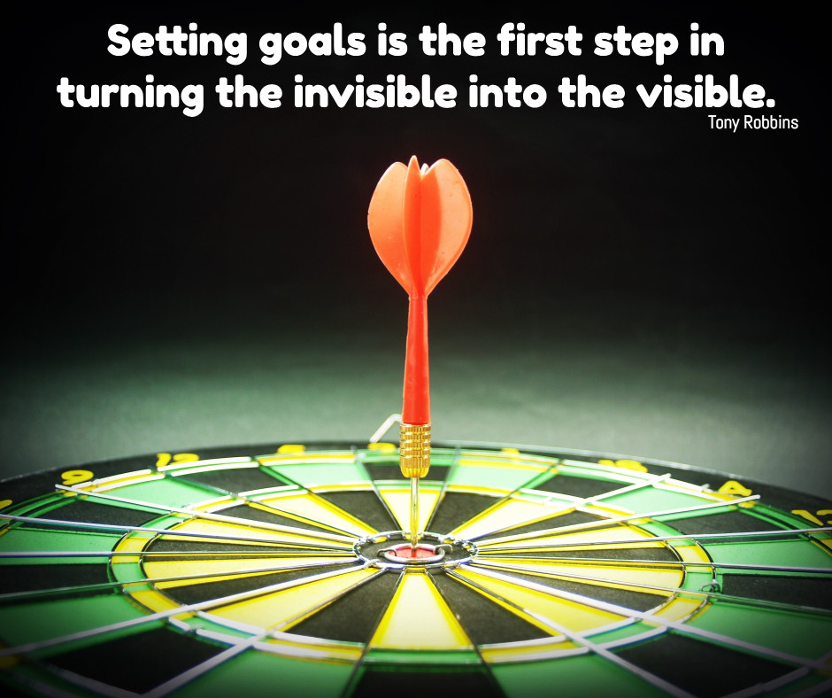 Goals are turning invisible into visible