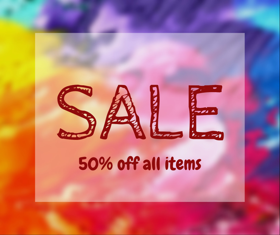 Sale - 50% off all items