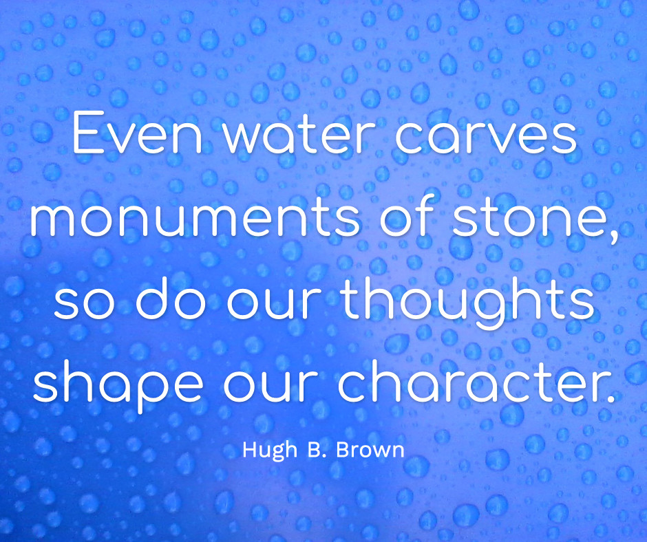 Water carves monuments of stone