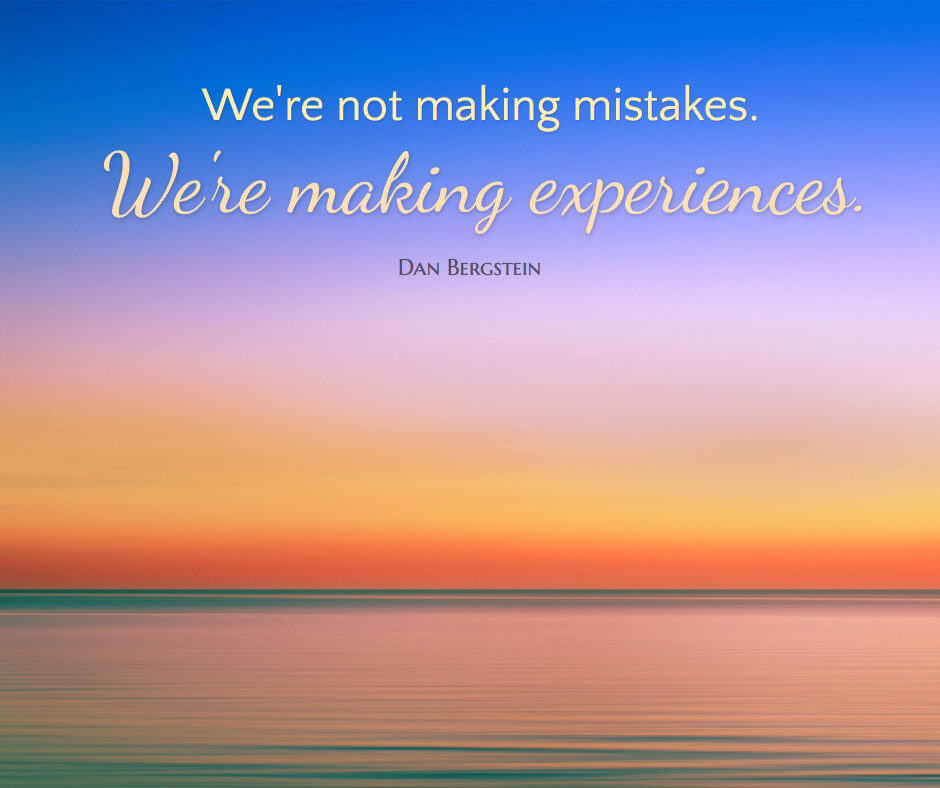 We're not making mistakes