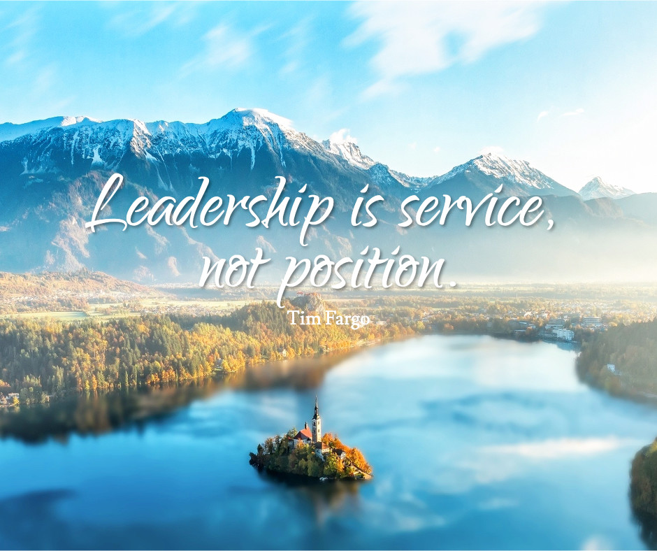 Leadership is service