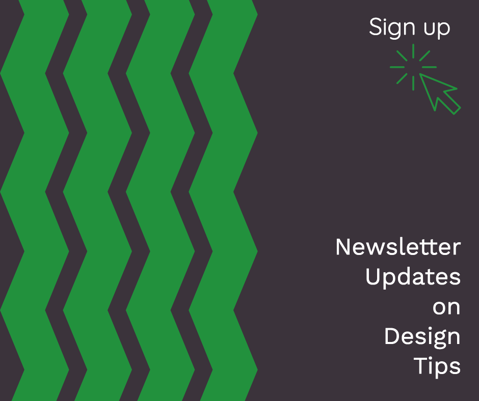 Newsletter updates on design tips