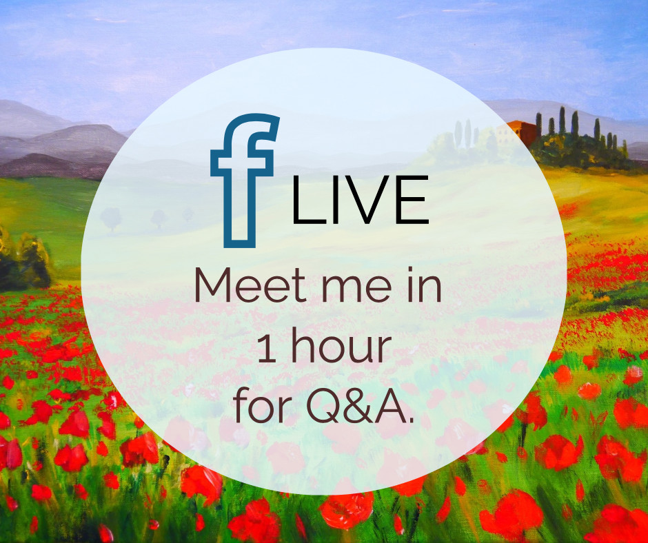 Meet me in 1 hour for Q&A