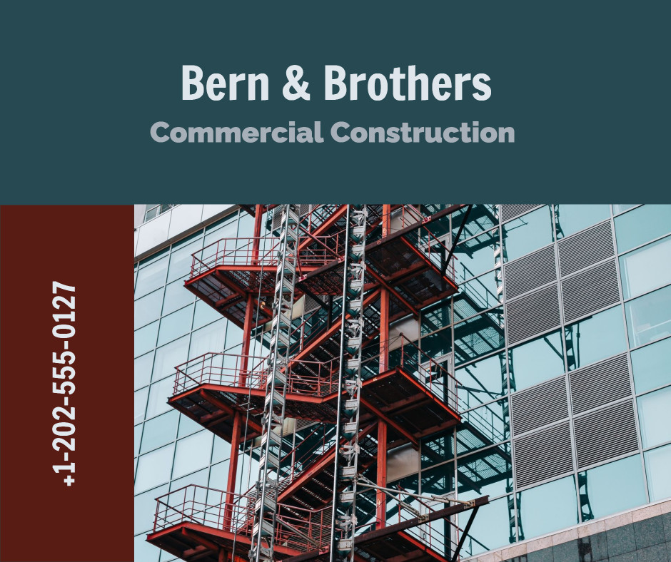 Commercial construction business template