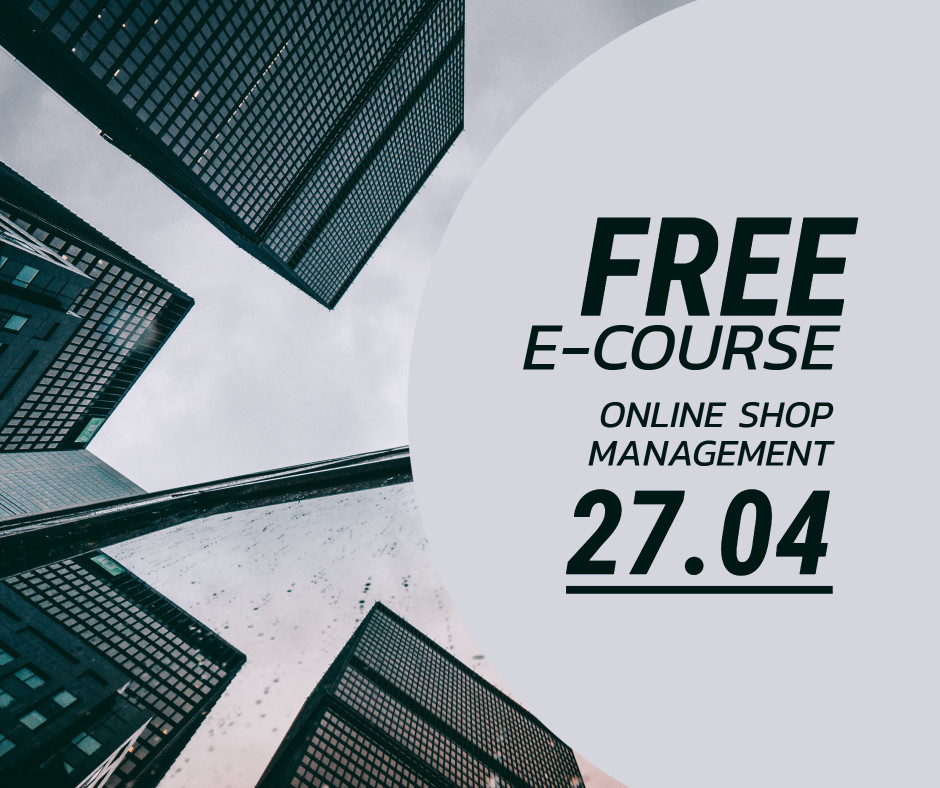 Free e-course - online shop management