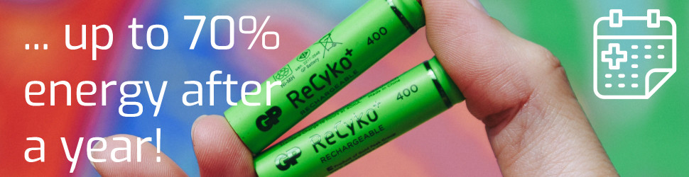 recyko + rechargable power batteries