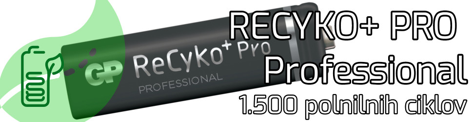 recyko pro polnilna baterija