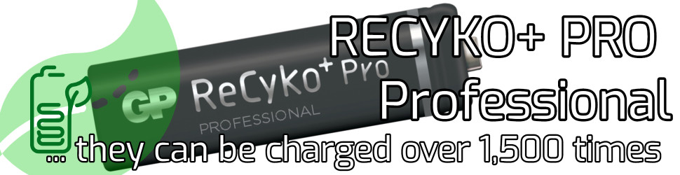 recyko pro polnilna baterija