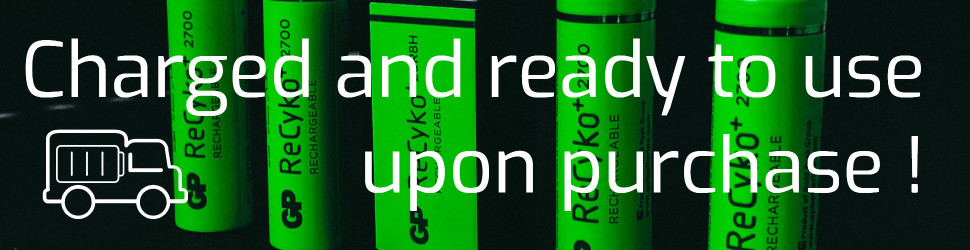 recyko + rechargable power batteries